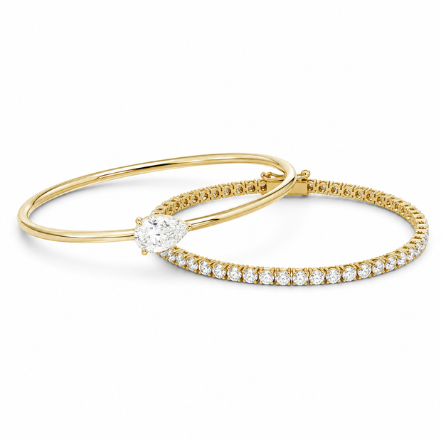 Ensemble de bracelets en diamant